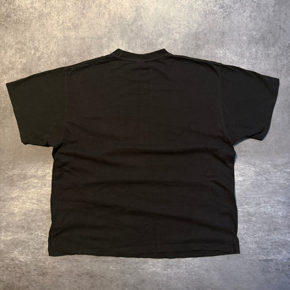VTG Naughty By Nature T.T.B USA Hip Hop Graphic T-Shirt Black Gold Mens 2XL XXL - Picture 3 of 9
